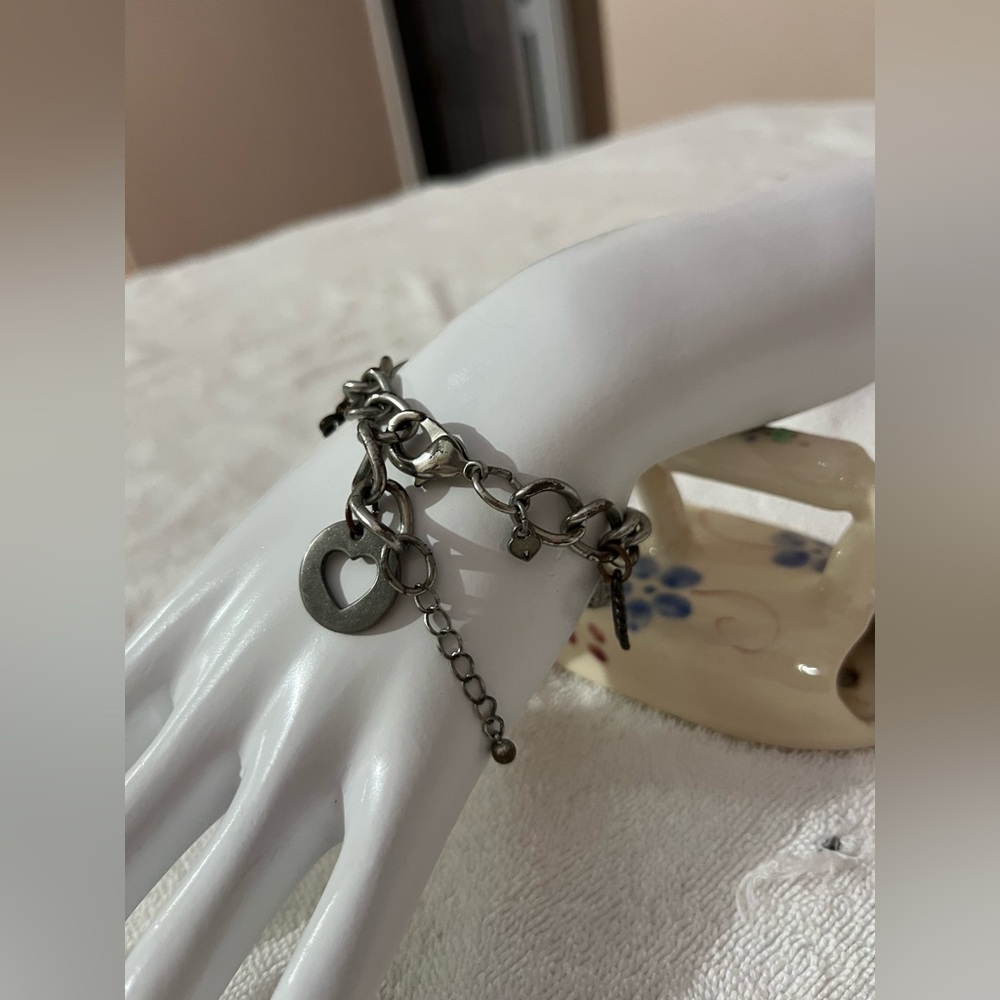 Heart Charm Bracelet , fantacy